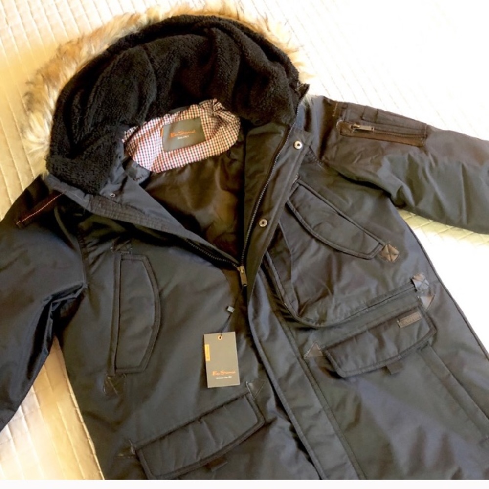 Ben Sherman jacket, Black, Size Medium
